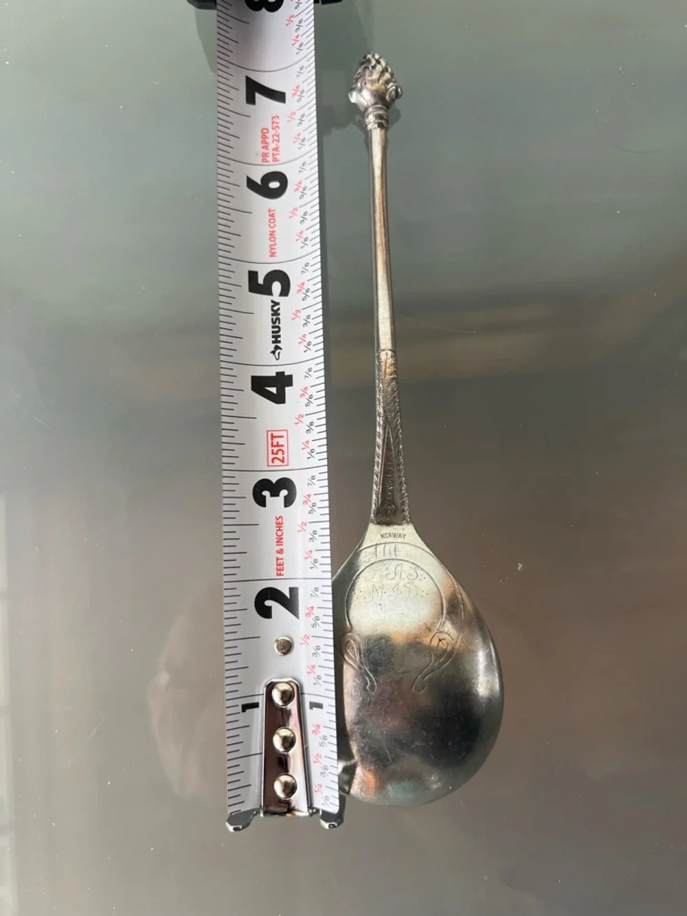 🥄Askvoll Brug Norway Pewter Spoon 7.125”
